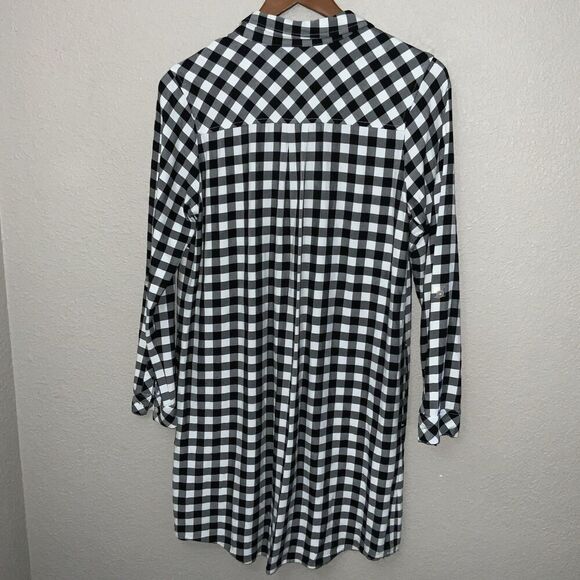 J.Jill Gingham Shirt Dress size S - Picture 7 of 9